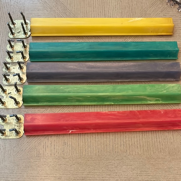Other - Mah Jongg 1930s/40s Bakelite tile racks with counter holders